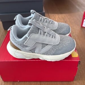 New Balance Kids' Light Gray Sneakers